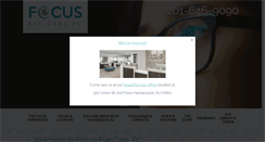 Desktop Screenshot of focuseyehealth.com
